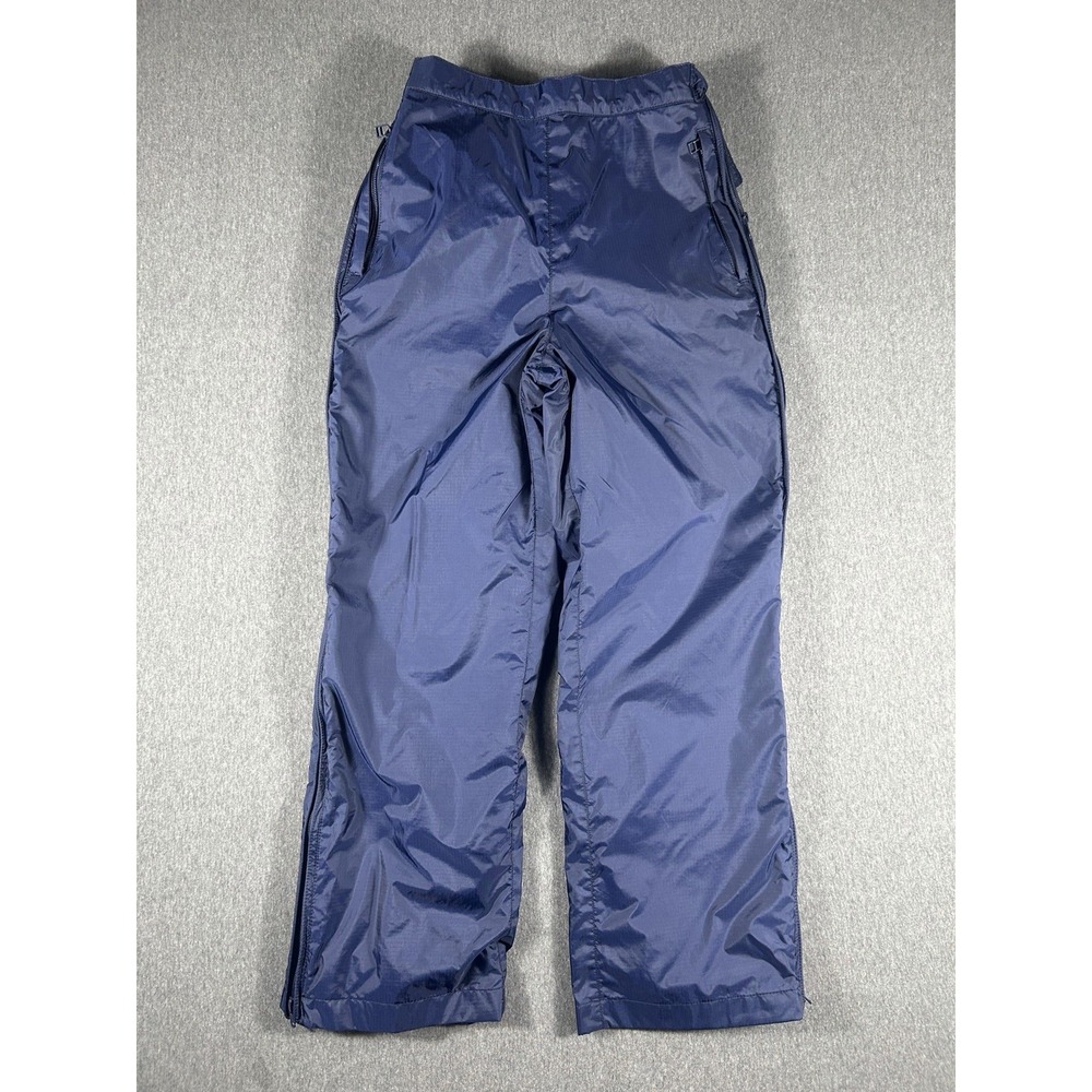 L.L.Bean Kid's Navy Blue Nylon Rain Pants Size 16